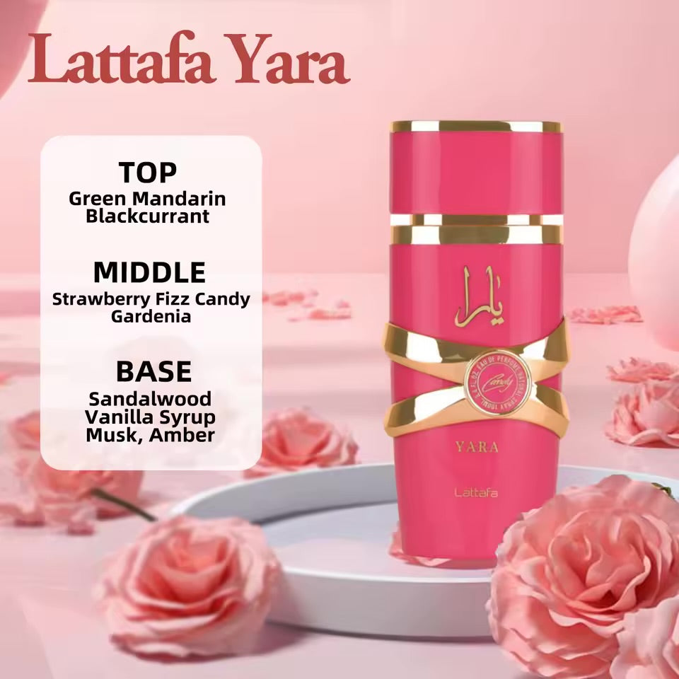 Lattafa -  YARA Candy 100 ML  - Eau de parfum pour Femme